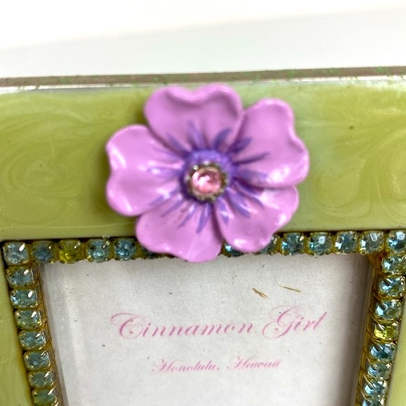 Set of 2 metal flower and hearts metal picture frames - Picture 4 of 16